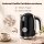 Wasserkocher und Toaster Set mit Thermometer, 1,7 l, 2200 W Wasserkocher, 2-Scheiben-Toaster mit 7 Bräunungsstufen