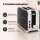 Wasserkocher und Toaster Set mit Thermometer, 1,7 l, 2200 W Wasserkocher, 2-Scheiben-Toaster mit 7 Bräunungsstufen