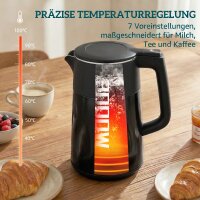 Elektrischer Wasserkocher, 1,7L, Schnellkochend, 2200W,...