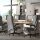 Bürostuhl  Massagesessel mit Wärmefunktion, Ergonomischer Chefsessel, Höhenverstellbarer Drehstuhl, Gamingstuhl mit Massage, Dunkelgrau, 68 x 72 x 110–120 cm