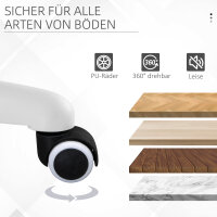 Massage Schreibtischstuhl 78-86 cm höhenverstellbarer Bürostuhll Drehstuhl Computerstuhl mit USB-Schrittstelle Arbeitsstuhl mit Vibrationsfunktion Lendenkissen Massagefunktion Rosa