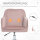 Massage Schreibtischstuhl 78-86 cm höhenverstellbarer Bürostuhll Drehstuhl Computerstuhl mit USB-Schrittstelle Arbeitsstuhl mit Vibrationsfunktion Lendenkissen Massagefunktion Rosa