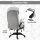 Bürostuhl mit Massagefunktion Ergonomischer Chefsessel mit Heizfunktion, Liegefunktion, Wippfunktion Höhenverstellbar 360° Drehbar Computerstuhl mit Seitentasche, Samtoptik, Grau
