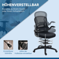 Zeichenstuhl, höhenverstellbarer Bürostuhl, mit...