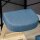 Kniestuhl, ergonomischer Sitzhocker, Polsterhocker für gesunde Sitzhaltung, Birkenholz, 120 kg belastbar, Blau