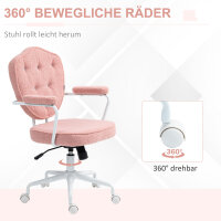 Schöner Bürostuhl mit geknöpftem, weichem...