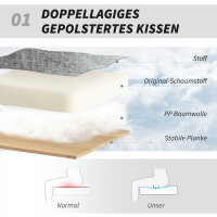 Armloser Polsterstuhl, drehbarer gepolsterter...
