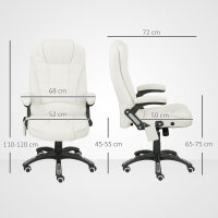 Ergonomischer Schreibtischstuhl mit Massagefunktion, 68 x...