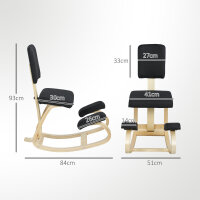 Ergonomischer Kniestuhl, Kniehocker Gesundheitsstuhl...