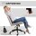 Homeoffice Stuhl Schreibtischstuhl mit Leinenoptik Höhenverstellbar Schneidersitz Drehstuhl mit Wippfunktion, Beige