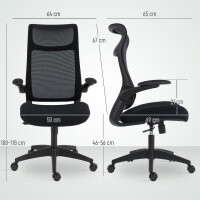 Ergonomischer Bürostuhl mit 3D-Armlehnen,...