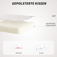 Gepolsterter Bürostuhl mit Plüschbezug,...