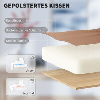 Bürostuhl mit Katzenpfotenleder-Bezug,...