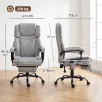 Hochlehner Massage-Bürostuhl mit Vibration,...