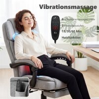 Hochlehner Massage-Bürostuhl mit Vibration,...