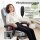 Hochlehner Massage-Bürostuhl mit Vibration, Wärmefunktion, verstellbarer Rückenlehne, Fußstütze, Fernbedienung, grau