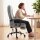Hochlehner Massage-Bürostuhl mit Vibration, Wärmefunktion, verstellbarer Rückenlehne, Fußstütze, Fernbedienung, grau