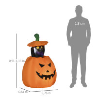 Selbstaufblasende Halloweendekoration...