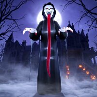 Aufblasbares Halloween-Skelett, 310 cm, mit integrierten...