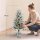 Künstlicher Weihnachtsbaum, 90 cm Christbaum mit 50 LED-Beleuchtung 240 Spitzen Kunstschnee Magnesiumoxid-Sockel