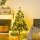 Weihnachtsbaum Christbaum Kunsttanne, 1,2m, LEDs, inkl. Stern, 75 cm x 75 cm x 120 cm, Grün