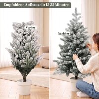 Mini 90 cm Weihnachtsbaum mit 296 Zweigspitzen...