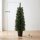 2er-Set künstliche Weihnachtsbäume, 120 cm, Tanne für den Eingangsbereich mit 170 Zweigspitzen, Pflanztopf-Basis, grün