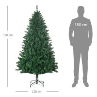 Künstlicher Weihnachtsbaum 180 cm künstlich...