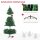 Künstlicher Weihnachtsbaum 180 cm künstlich Tannenbaum mit 1000 Spitzen Christbaum Weihnachtsdeko inkl. Metallständer für drinnen