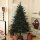 180 cm Künstlicher Weihnachtsbaum im Fichtendesign mit 1696 Zweigspitzen und klappbarem Stahlfuß, Christbaum für Zuhause oder Büro, Grün