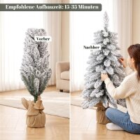 Künstlicher Weihnachtsbaum, 90 cm (3 ft), schlanker...