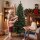 Künstlicher Weihnachtsbaum klappbarer Holzständer Spritzguss Tannenbaum 1438 Spitzen 180 cm Grün