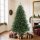 Künstlicher Weihnachtsbaum 180 cm mit Kiefernholzständer, Nordic-Tanne mit Klappsystem, 889 Zweigspitzen, Grün