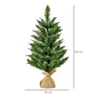 Mini Weihnachtsbaum mit künstlichem Schnee, 60 cm...