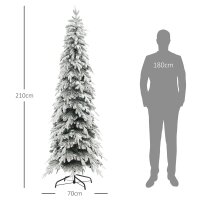 Weihnachtsbaum künstlich 210 cm Christbaum wie echt...