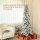 Weihnachtsbaum künstlich 210 cm Christbaum wie echt mit 800 dichten Zweigen, Kunstschnee, Auto-Öffnung