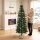 Künstlicher Weihnachtsbaum 210 cm, Fichte mit Scharnierästen, 800 Astspitzen, klappbarer Stahlständer, Grün