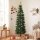 Künstlicher Weihnachtsbaum 210 cm, Fichte mit Scharnierästen, 800 Astspitzen, klappbarer Stahlständer, Grün