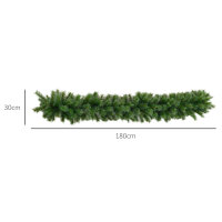 1,8 m künstliche Weihnachtsgirlande Blumendekoration...