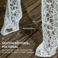 LED-Weihnachtsdekoration, leuchtendes Rentier und Schlitten, 170 Lichter, 50 x 29 x 42 cm