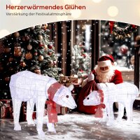 2-teilige Eisbären-Weihnachtsdekoration, 140...