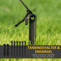 Aufblasbares Rentier, 1,8 m, LED-Lichter, Zubehör, automatisches Aufblasen, Gelb