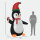 Aufblasbare Weihnachtsdeko, 2,5 m Aufblasbarer Weihnachtspinguin mit 3 LED-Lichtern, 162 x 100 x 250 cm, Mehrfarbig