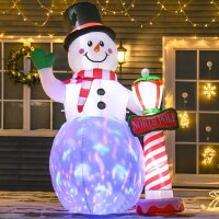 Weihnachtsdeko, aufblasbarer Schneemann, 2,4 m,...
