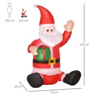 Weihnachtsmann Weihnachtsdekoration,1,2 m,...