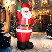 Weihnachtsmann, 1,84 m groß, mit LED-Beleuchtung,...