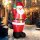 Weihnachtsmann, 1,84 m groß, mit LED-Beleuchtung, selbstaufblasende Gartendeko