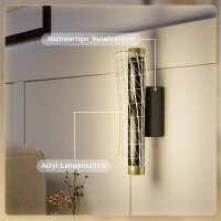 Wandleuchte Innen Wandlampe mit LED Lichte, Gitterdesign,...