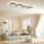 Deckenleuchte LED 38W 1500LM 3000K-6500K Deckenlampe Wohnzimmerlampe mit 4 Glühbirnen Fernbedienung Schwarz+Gold