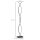 Stehlampe dimmbar moderne Doppelspirale Stehleuchte LED-Lichtquelle Schwarz